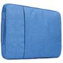Mobigear Denim Zipper Laptop Sleeve (max 21 cm x 30 cm) Laptop hoes - Blauw
