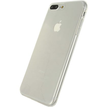 Mobilize Gelly Doorzichtig iPhone 8 Plus Hoesje Flexibel TPU Backcover - Transparant