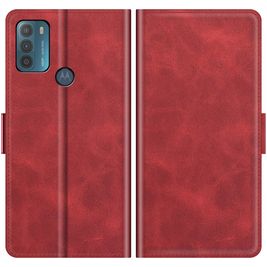 Mobigear Slim Magnet Motorola Moto G50 Hoesje Bookcase Portemonnee - Rood