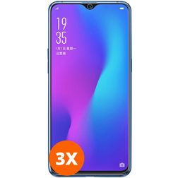 Mobigear OPPO RX17 Pro Glazen Screenprotector - Case Friendly (3-Pack)