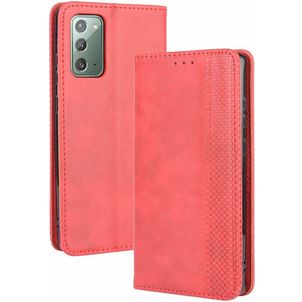 Mobigear Sensation Samsung Galaxy S20 FE Hoesje Bookcase Portemonnee - Rood