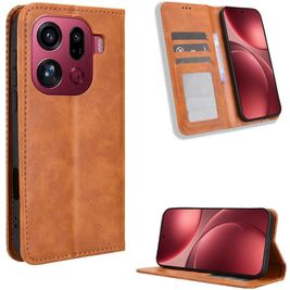 Mobigear Sensation OPPO Find X9 Pro Hoesje Bookcase Portemonnee - Bruin