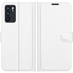 Mobigear Classic OPPO Reno 6 5G Hoesje Bookcase Portemonnee - Wit