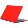 Mobigear Matte MacBook Air 13 Inch (2018-2020) Hoes Hardshell Laptopcover MacBook Case - Rood - Model A1932 / A2179 / A2337