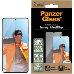PanzerGlass Ultra-Wide Fit Samsung Galaxy S25 Edge Glazen Screenprotector - Case Friendly