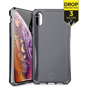 ITSkins SpectrumClear iPhone X Hoesje Flexibel TPU Backcover Shockproof - Zwart