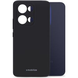 Mobilize Rubber Gelly OPPO Reno 13 Hoesje Flexibel TPU Backcover - Zwart