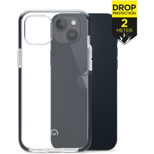 Mobilize Shatterproof iPhone 14 Plus Hoesje Hardcase Backcover Shockproof - Transparant / Zwart