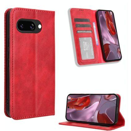 Mobigear Sensation Google Pixel 9a Hoesje Bookcase Portemonnee - Rood