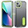 Mobigear Rugged Stand iPhone 14 Plus Hoesje Hardcase Backcover Shockproof met Standaard - Groen