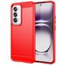 Mobigear Brushed Slim OPPO Reno 12 Pro Hoesje Flexibel TPU Backcover - Rood