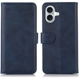 Mobigear Wallet iPhone 17 Hoesje Bookcase Portemonnee - Blauw