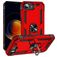 Mobigear Armor Ring iPhone 16e Hoesje Hardcase Backcover Shockproof met Ringhouder - Rood