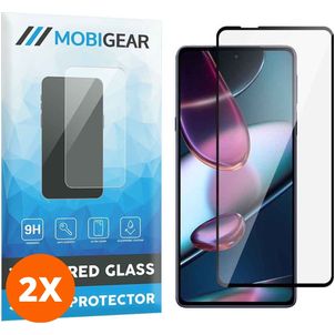 Mobigear Premium Motorola Edge X30 Glazen Screenprotector - Case Friendly - Zwart (2-Pack)