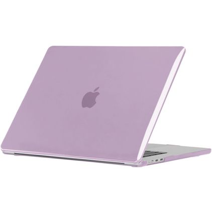 Mobigear Crystal Case MacBook Air 13 Inch (2022-2026) Hoes Hardshell Laptopcover MacBook Case - Paars - Model A2681 / A3113 / A3240 / A3449