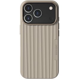 Nudient Bold iPhone 17 Pro MagSafe Hoesje Hardcase Backcover - Linen Beige