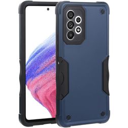 Mobigear Non-slip Armor Samsung Galaxy A53 Hoesje Hardcase Backcover Shockproof - Blauw