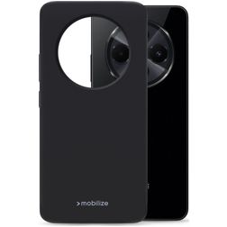 Mobilize Rubber Gelly Xiaomi Redmi 14C Hoesje Flexibel TPU Backcover - Zwart