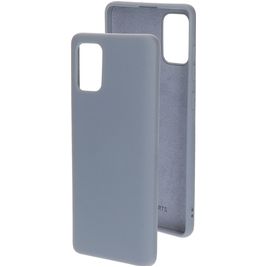 Mobiparts Samsung Galaxy A71 Siliconen Hoesje Backcover - Royal Grey