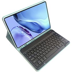 Mobigear Keys iPad 10 (2022) Hoes QWERTY Bluetooth Toetsenbord Bookcase + Stylus Houder - Groen