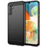 Mobigear Brushed Slim Samsung Galaxy A14 Hoesje Flexibel TPU Backcover - Zwart