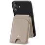 My Style Magnet Card Pasjeshouder - 5 Pasjes - MagSafe Compatible - Warm Grey