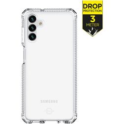 ITSkins SpectrumClear Doorzichtig Samsung Galaxy A04s Hoesje Flexibel TPU Backcover Shockproof - Transparant
