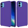 Mobigear Rubber Touch iPhone 11 Siliconen Hoesje Backcover - Paars