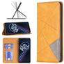 Mobigear Rhombus Slim Realme 9 Pro Plus Hoesje Bookcase - Cognac