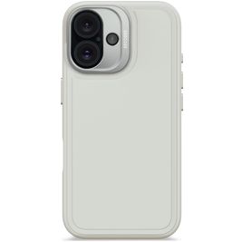 Decoded Stacks iPhone 16 Siliconen MagSafe Hoesje Backcover - Stone Grey