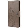 Mobigear Flowers Samsung Galaxy A53 Hoesje Bookcase Portemonnee - Grijs