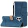 Mobigear Stitch iPhone 17 Hoesje Bookcase Portemonnee - Blauw