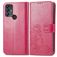 Mobigear Clover TCL 30 SE Hoesje Bookcase Portemonnee - Magenta