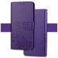 Mobigear Clover iPhone XR Hoesje Bookcase Portemonnee - Paars