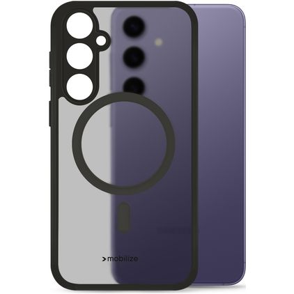 Mobilize Hybrid Samsung Galaxy S24 MagSafe Hoesje Hardcase Backcover Shockproof - Zwart