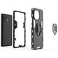 Mobigear Armor Ring Xiaomi Mi 11 Hoesje Hardcase Backcover Shockproof met Ringhouder - Zwart