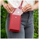 Antonio Fonzo Crossbody Telefoontasje - Small - Cherry Red