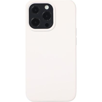 Mobigear Rubber Touch iPhone 14 Pro Max Siliconen Hoesje Backcover - Wit