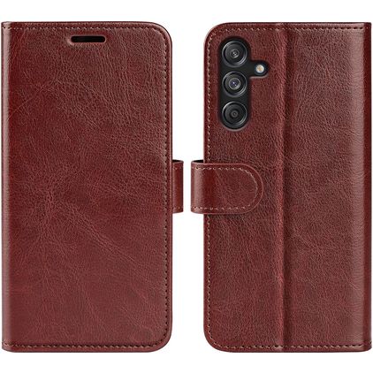 Mobigear Basic Samsung Galaxy M55 Hoesje Bookcase Portemonnee - Bruin