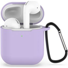 Mobigear Classic Apple AirPods 2 Hoesje Flexibel Siliconen - Paars Mobigear Classic Apple AirPods 2 Hoesje Flexibel Siliconen - Paars