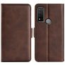 Mobigear Slim Magnet TCL 20 R 5G Hoesje Bookcase Portemonnee - Bruin