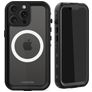 Mobilize Waterproof iPhone 15 Pro Max Waterbestendig MagSafe Hoesje Hardcase Backcover - Zwart