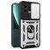 Mobigear Armor Ring Cam Slide Xiaomi 13 Hoesje Hardcase Backcover Shockproof met Ringhouder en Camera Slider - Zilver