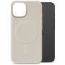 My Style Protective Flex iPhone 13 MagSafe Hoesje Flexibel TPU Backcover - Antique White