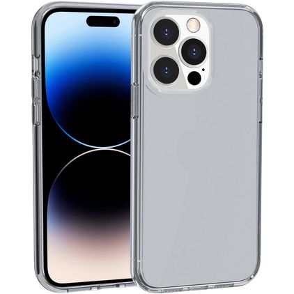 Mobigear Crystal iPhone 14 Pro Hoesje Hardcase Backcover - Grijs