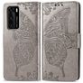 Mobigear Butterfly Huawei P40 Hoesje Bookcase Portemonnee - Grijs