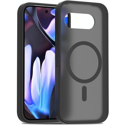 Mobigear Shockproof Google Pixel 9a MagSafe Hoesje Hardcase Backcover - Zwart