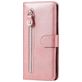 Mobigear Zipper Samsung Galaxy S23 Ultra Hoesje Bookcase Portemonnee - Roségoud