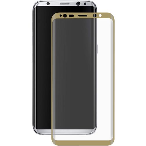 Mobigear Curved Samsung Galaxy S8 Plus Glazen Screenprotector - Goud