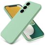 Mobigear Rubber Touch Samsung Galaxy S24 FE Siliconen Hoesje Backcover - Groen